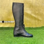 US M40 Cavalry 3 Buckle Boots - Black - Image 3