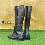 US M40 Cavalry 3 Buckle Boots - Black - Image 5