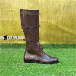 US M40 Cavalry 3 Buckle Boots - Brown - Image 3