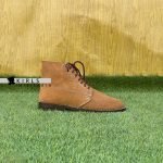 Men's Brown Leather Dress Boots - Image 3