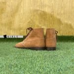 Men's Brown Leather Dress Boots - Image 4