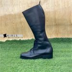 WW1 British Army Officer Lace Up Boots- Black - Image 3