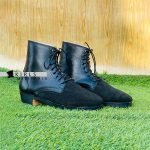 WW2 German M43 Black Low Boots - Image 2