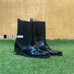 Military Officer Wellington Boots with Spur - Image 2