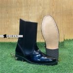 Military Officer Wellington Boots with Spur