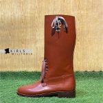 WW2 US Army Military Cavalry Riding Officer Boots - Image 3