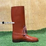 WW2 US Army Military Cavalry Riding Officer Boots - Image 4